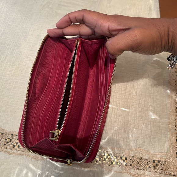 EUC Prada Milano Pink Long Zip Round Wallet - Picture 12 of 12